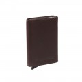 Δερμάτινο Πορτοφόλι-Καρτοθήκη Chesterfield Lancaster C08.038001, Καφέ