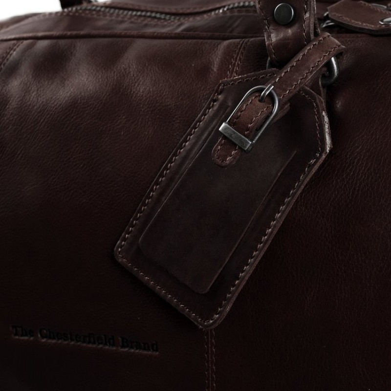 Δερμάτινη Τσάντα Ταξιδίου Chesterfield C20.000401 , Καφέ