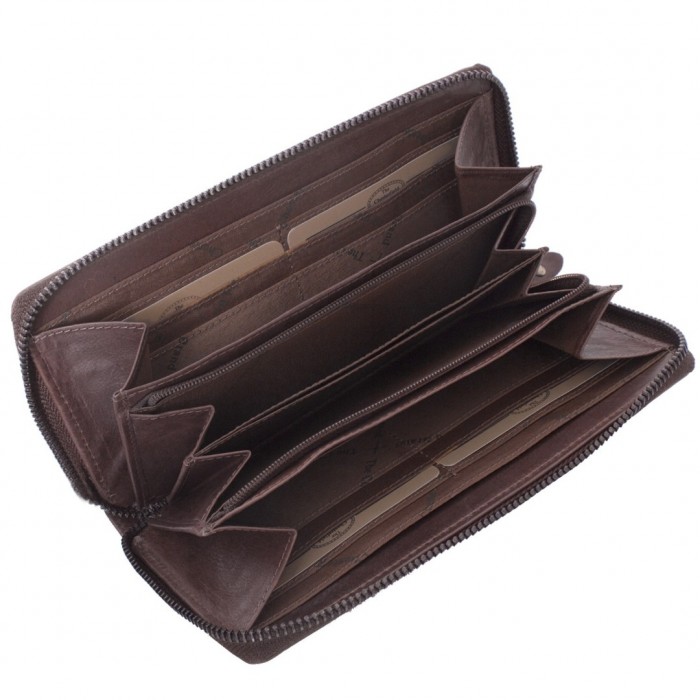 Γυνακείο Δερμάτινο Πορτοφόλι Chesterfield C08.017601, Καφέ Γυνακείο Δερμάτινο Πορτοφόλι Chesterfield C08.017601, Καφέ