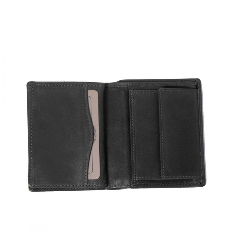 Ανδρικό Δερμάτινο Πορτοφόλι Chesterfield C08.018700, Μαύρο Ανδρικό Δερμάτινο Πορτοφόλι Chesterfield C08.018700, Μαύρο