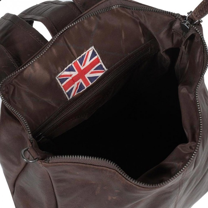 Δερμάτινο Σακίδιο Πλάτης Chesterfield C58.014101, Καφέ Δερμάτινο Σακίδιο Πλάτης Chesterfield C58.014101, Καφέ