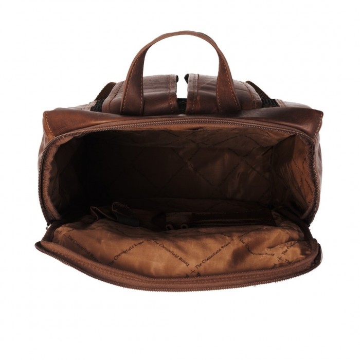 Δερμάτινο Σακίδιο Πλάτης Chesterfield C58.015701, Καφέ Δερμάτινο Σακίδιο Πλάτης Chesterfield C58.015701, Καφέ