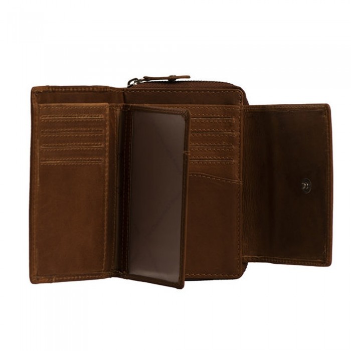 Γυνακείο Δερμάτινο Πορτοφόλι Chesterfield Ascot C08.017231, Κονιάκ Γυνακείο Δερμάτινο Πορτοφόλι Chesterfield Ascot C08.017231, Κονιάκ
