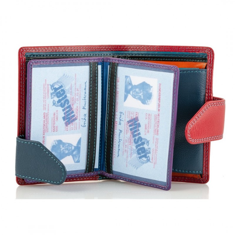 Γυναικείο Δερμάτινο Πορτοφόλι Κίον 8095M, Κόκκινο