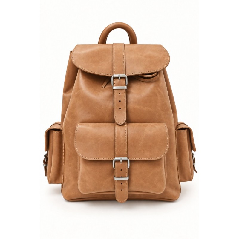 Δερμάτινο Σακίδιο Πλάτης Κούρος 211, Φυσικό Δερμάτινο Σακίδιο Πλάτης Κούρος 211, Φυσικό
