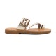 Γυναικεία Δερμάτινα Σανδάλια Kouroshoes 18/2, Χρυσό Γυναικεία Δερμάτινα Σανδάλια Kouroshoes 18/2, Χρυσό