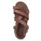Ανδρικά Δερμάτινα Σανδάλια Kouroshoes 8/15, Καφέ
