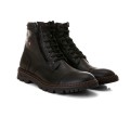 Aνδρικά Δερμάτινα Υποδήματα Robinson 75400, Μαύρο