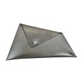 Δερμάτινος Φάκελος κωδ.99180 «Thunder Leather Clutch», Ατσαλί