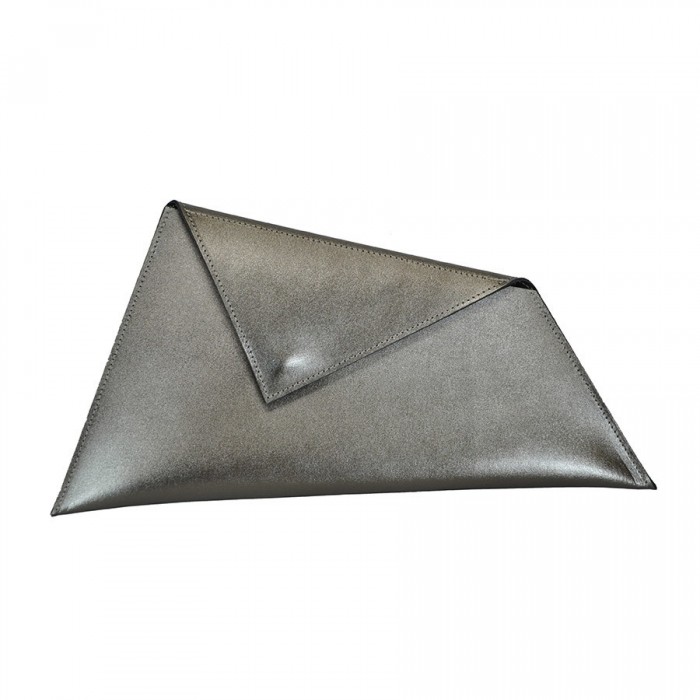 Δερμάτινος Φάκελος κωδ.99180 «Thunder Leather Clutch», Ατσαλί Δερμάτινος Φάκελος κωδ.99180 «Thunder Leather Clutch», Ατσαλί