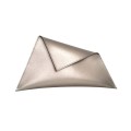 Δερμάτινος Φάκελος κωδ.99180 «Thunder Leather Clutch», Άμμος Μεταλλιζέ