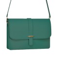 Δερμάτινη Τσάντα κωδ.99184 «Strap on Flap Messenger», Πράσινο