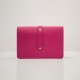 Δερμάτινη Τσάντα κωδ.99525 «Strap on Flap Leather Messenger», Φούξια
