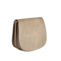 Δερμάτινη Τσάντα Χιαστί Bohemia 12/6, Μαρμαρί