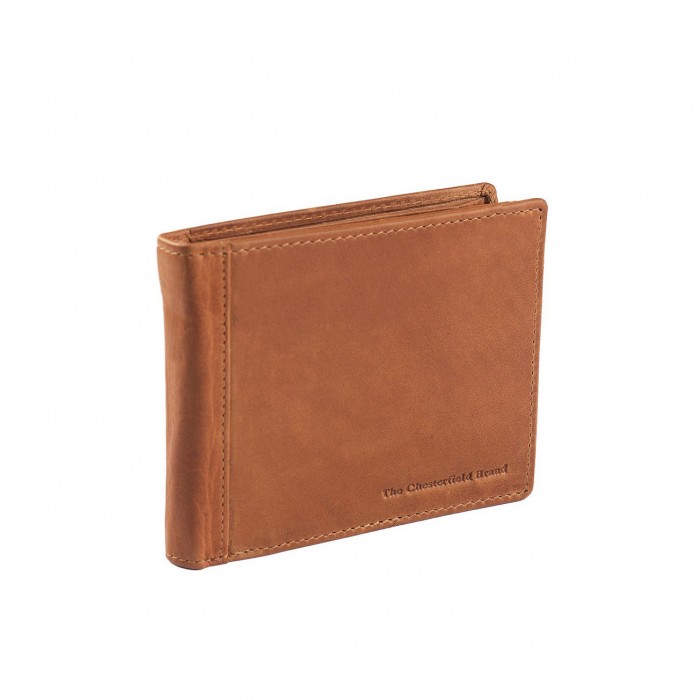 Ανδρικό Δερμάτινο Πορτοφόλι Chesterfield Alvina C08.0201A31, Κονιάκ