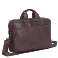 Δερμάτινη Επαγγελματική Τσάντα Chesterfield C40.101001, Καφέ
