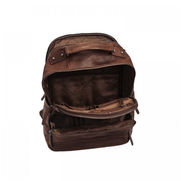 Δερμάτινο Σακίδιο Πλάτης Chesterfield C58.018401, Καφέ Δερμάτινο Σακίδιο Πλάτης Chesterfield C58.018401, Καφέ