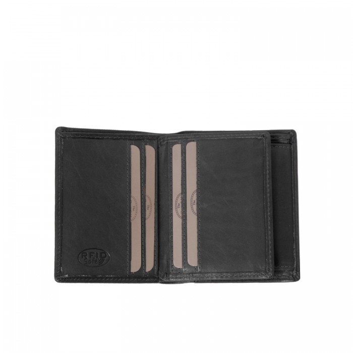 Ανδρικό Δερμάτινο Πορτοφόλι Chesterfield C08.018700, Μαύρο Ανδρικό Δερμάτινο Πορτοφόλι Chesterfield C08.018700, Μαύρο
