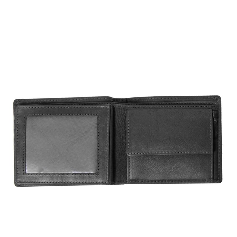 Ανδρικό Δερμάτινο Πορτοφόλι Chesterfield Ralph C08.040800, Μαύρο